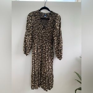 old navy midi flower dress